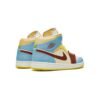 Arstore - Nike Air Jordan 1 Mid Maison Chateau Blu Unisex Sneakers - Blue