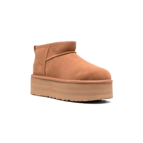 Arstore - UGG Stivaletto Classic Ultra Mini Platform Cammello Scamosciato - Camel