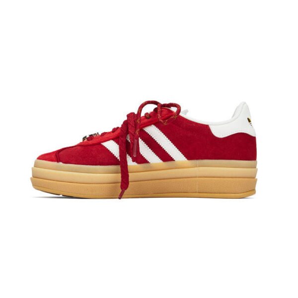 Arstore - Adidas Gazelle Bold Anno del Cavallo Rosse Sneakers Unisex - Red