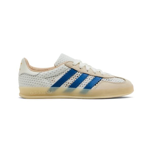 Arstore - Adidas Gazelle Indoor Bianco Sporco Blu Intenso Sneakers Unisex - White