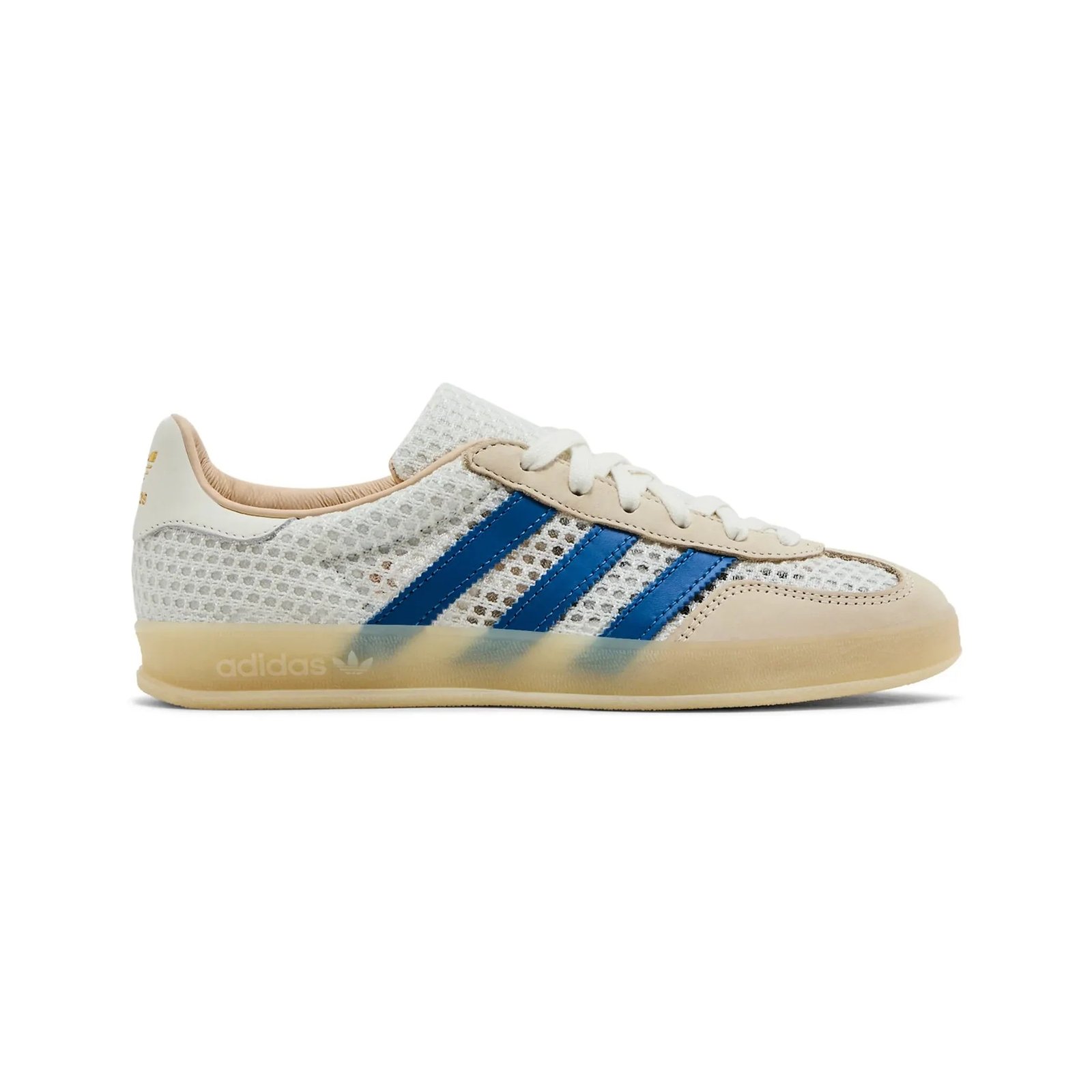 Arstore - Adidas Gazelle Indoor Bianco Sporco Blu Intenso Sneakers Unisex - White