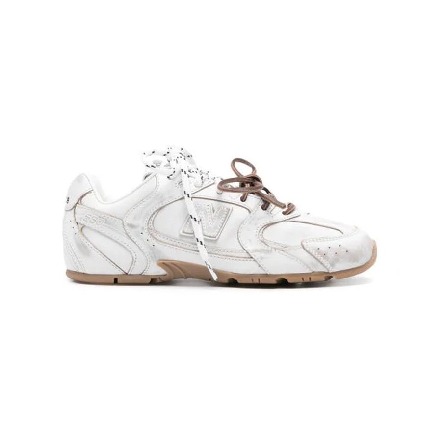 Arstore - New Balance 530 x Miu Miu Pelle Bianca Unisex Sneakers - White