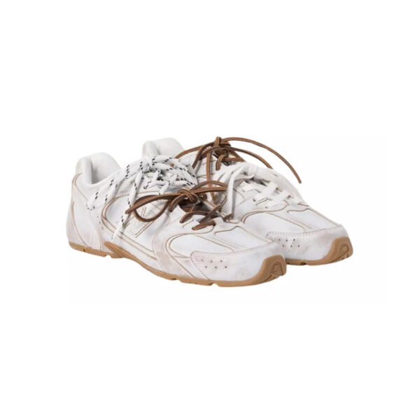 Arstore - New Balance 530 x Miu Miu Pelle Bianca Unisex Sneakers - White