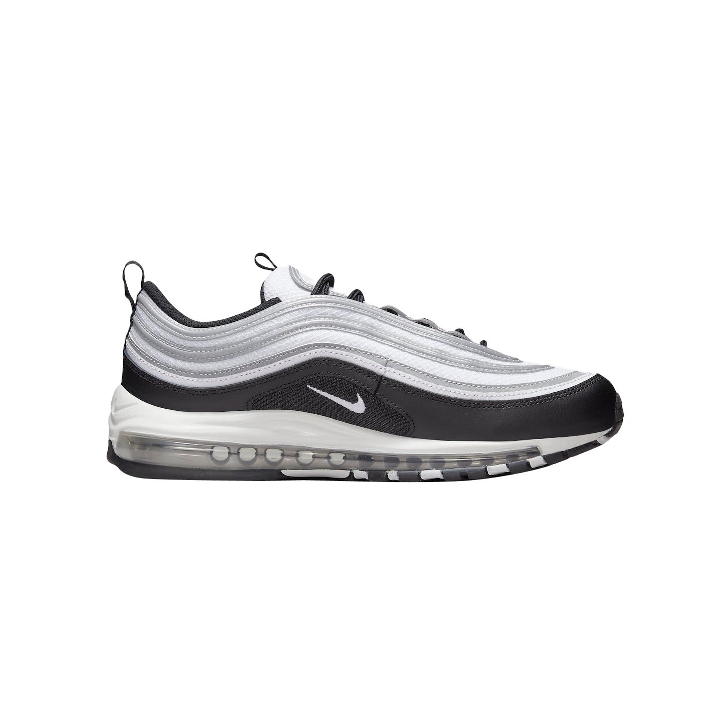 Arstore - Nike Air Max 97 Bianco Nero Argento Metallizzato Unisex Sneakers - White