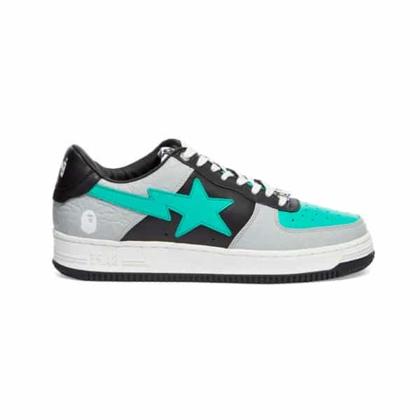 Arstore - A BATHING APE STA Low Grigio Nero Unisex Sneakers - Black