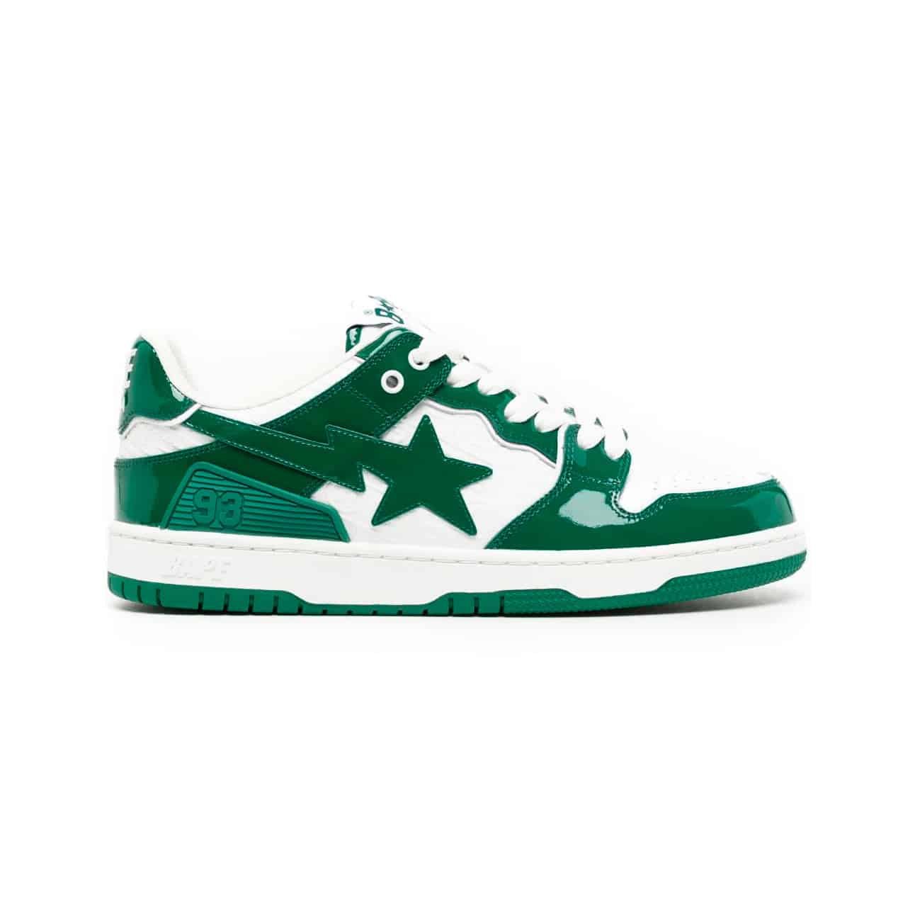 Arstore - A BATHING APE SK8 STA Low Verde Unisex Sneakers