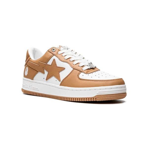 Arstore - A BATHING APE SK8 STA Low Beige Unisex Sneakers