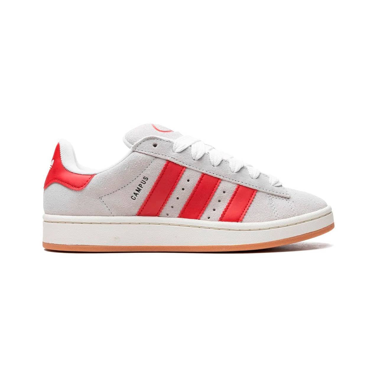 Arstore - Adidas Campus 00s Bianco Cristallo Rosso Scarlatto Unisex Sneakers - White