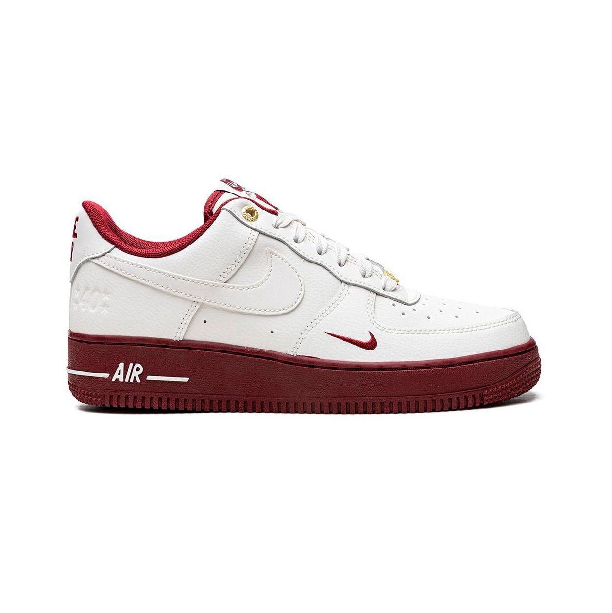 Arstore - Nike Air Force 1 Low Edizione 40° Anniversario Sail Rosso Squadra Unisex Sneakers - Red