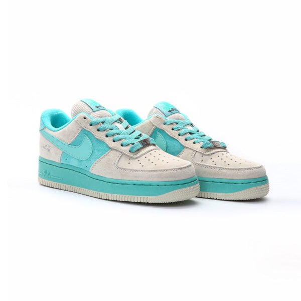 Arstore - Nike Air Force 1 Low Blu Tiffany Sabbia Unisex Sneakers - Blue