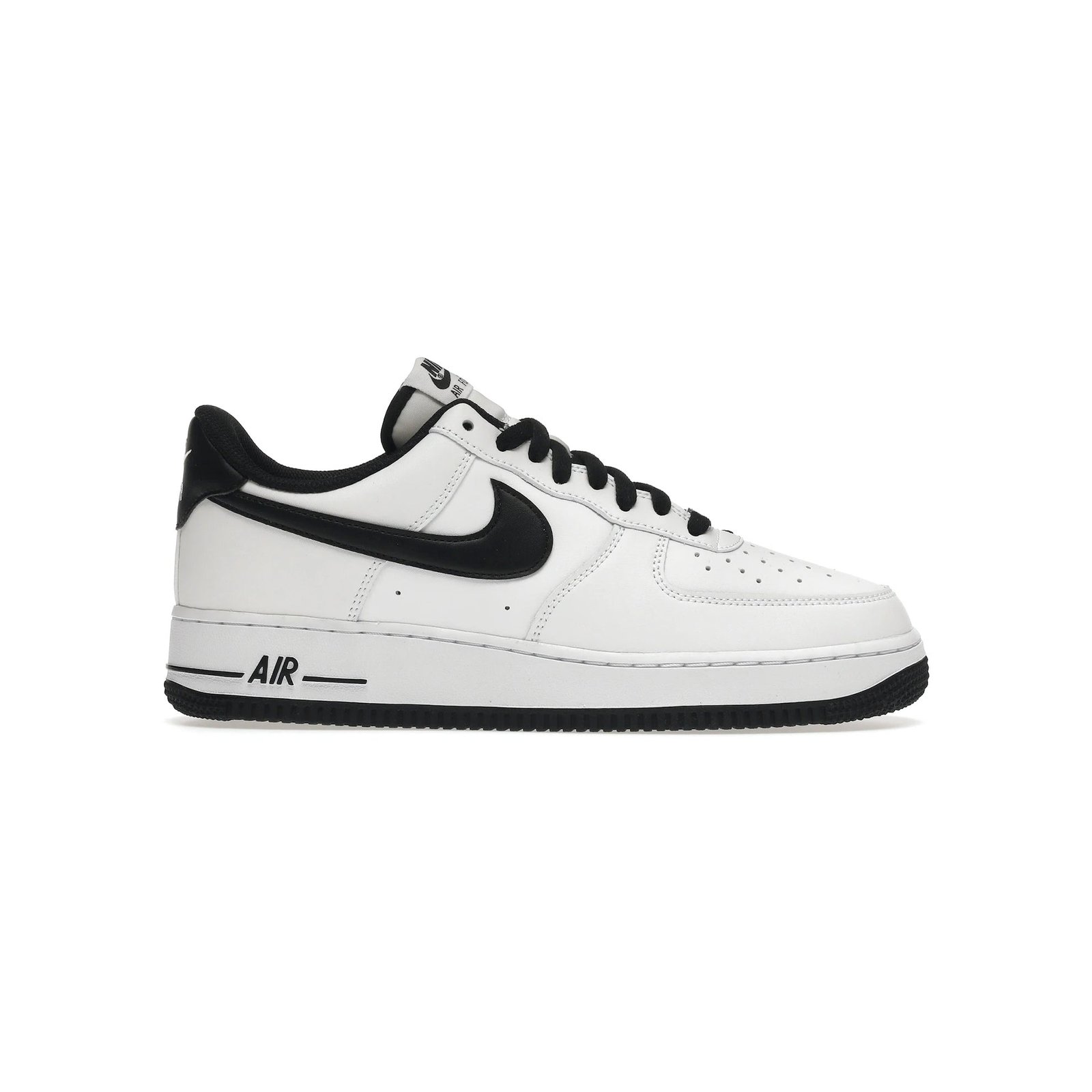 Arstore - Nike Air Force 1 Low Bianco Nero Vernice Unisex Sneakers - Black