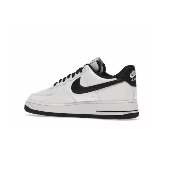 Arstore - Nike Air Force 1 Low Bianco Nero Vernice Unisex Sneakers - Black