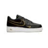 Arstore - Nike Air Force 1 Low Double Swoosh Nero Oro Metallico Unisex Sneakers - Black