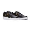 Arstore - Nike Air Force 1 Low Double Swoosh Nero Oro Metallico Unisex Sneakers - Black