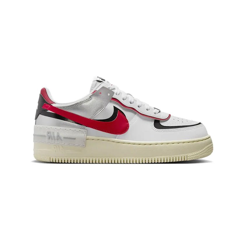 Arstore - Nike Air Force 1 Shadow Bianco Rosso Argento Nero Sneakers Unisex