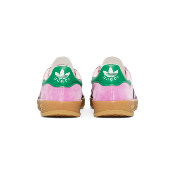 Arstore - Adidas Gazelle x Gucci Rosa Velluto Unisex Sneakers - Pink
