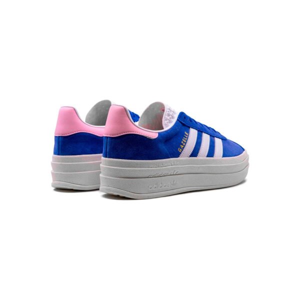 Arstore - Adidas Originals Gazelle Bold Blu Lucido Rosa Sneakers Donna - Blue