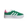 Arstore - Adidas Originals Gazelle Bold Verde Rosa Lucido Unisex Sneakers - Green