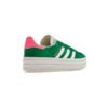 Arstore - Adidas Originals Gazelle Bold Verde Rosa Lucido Unisex Sneakers - Green