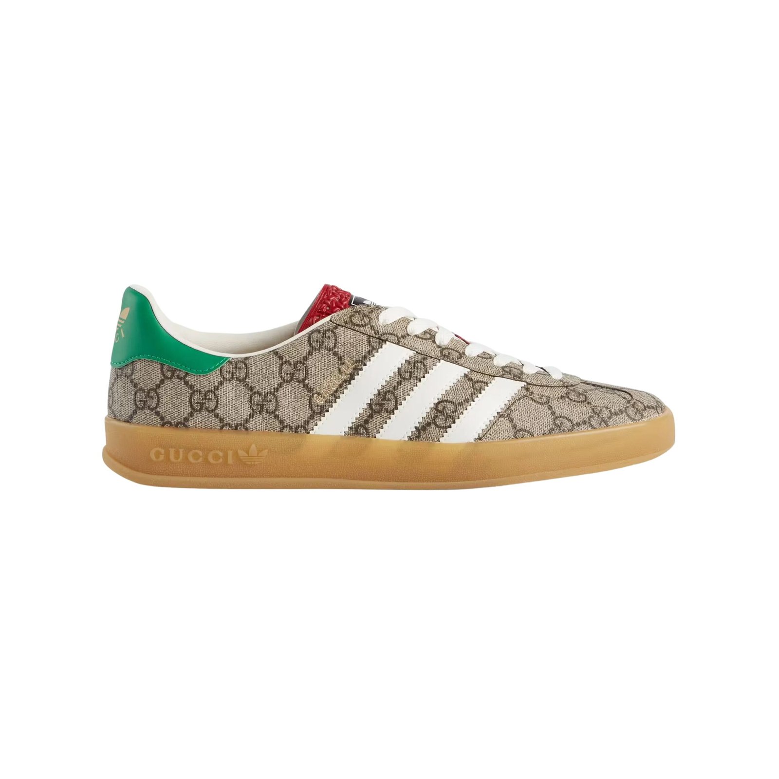 Arstore - Adidas Gazelle x Gucci GG Monogram Beige Unisex Sneakers