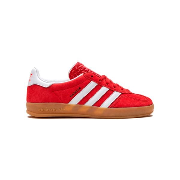 Arstore - Adidas Gazelle Indoor Scarlet Cloud White Sneakers Unisex