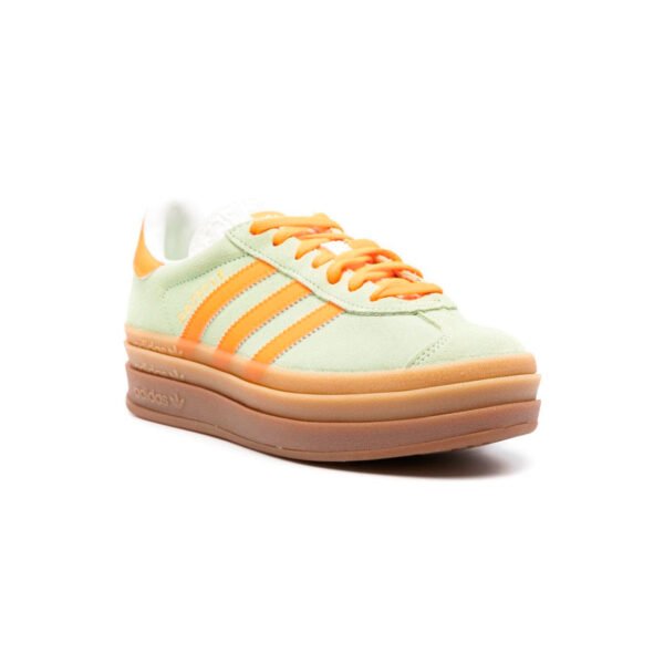 Arstore - Adidas Originals Gazelle Bold Verde Chiaro Arancione Unisex Sneakers