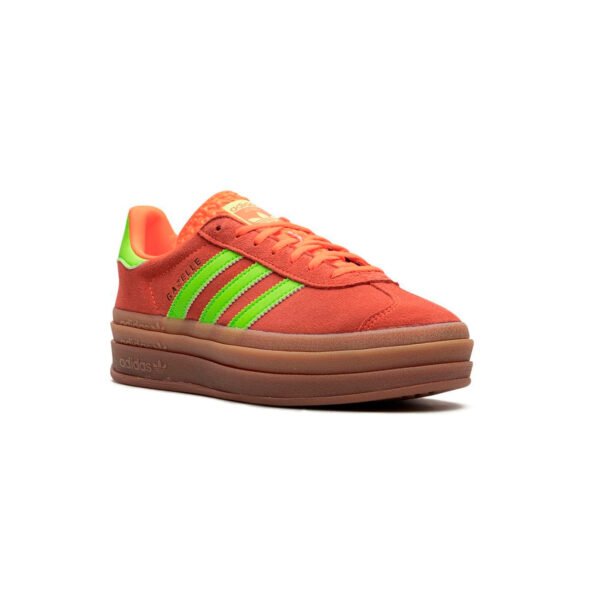 Arstore - Adidas Originals Gazelle Bold Arancione Verde Solare Sneakers Uomo/Donna - Green