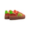 Arstore - Adidas Originals Gazelle Bold Arancione Verde Solare Sneakers Uomo/Donna - Green