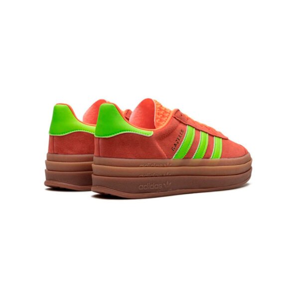 Arstore - Adidas Originals Gazelle Bold Arancione Verde Solare Sneakers Uomo/Donna - Green