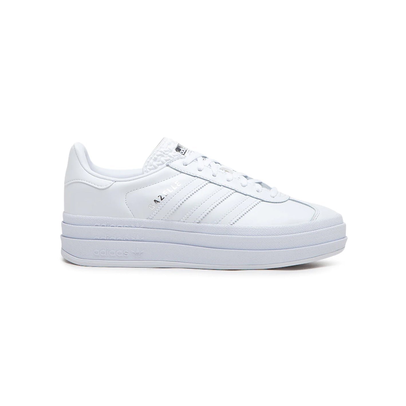 Arstore - Adidas Originals Gazelle Bold Triple White Unisex Sneakers