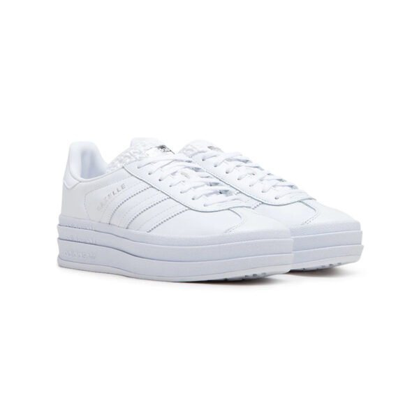 Arstore - Adidas Originals Gazelle Bold Triple White Unisex Sneakers