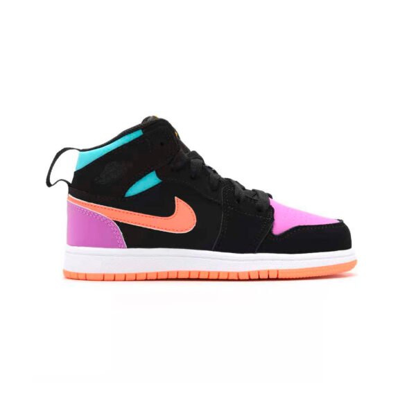 Arstore - Nike Air Jordan 1 Mid Candy Sneakers da Bambino - Nero - Black