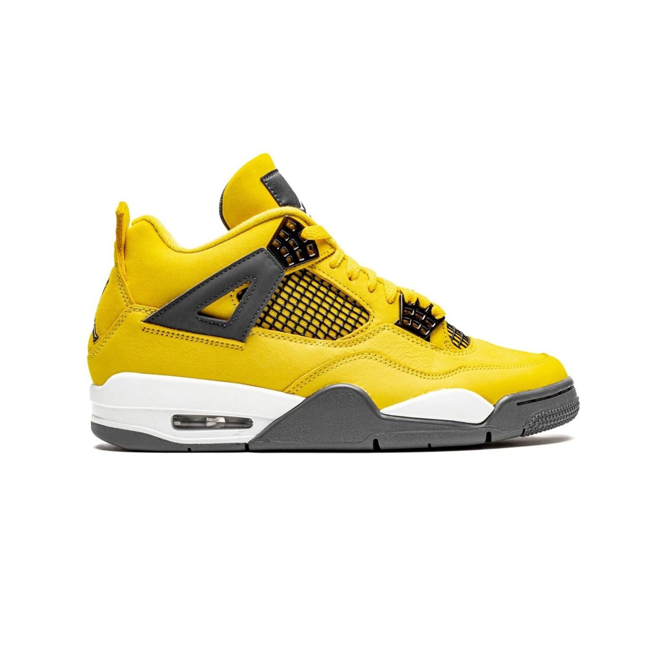 Arstore - Air Jordan 4 Retro Lightning Giallo Unisex Sneakers - Yellow
