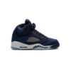 Arstore - Nike Air Jordan 5 Retro SE Midnight Navy Grigio Scamosciato Unisex Sneakers - Grey