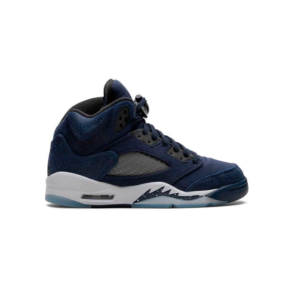 Arstore - Nike Air Jordan 5 Retro SE Midnight Navy Grigio Scamosciato Unisex Sneakers - Grey