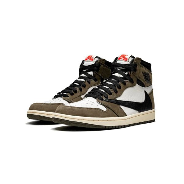 Arstore - Nike Air Jordan 1 Retro High OG SP x Travis Scott Sneakers Unisex - Bianco Scamosciato - White