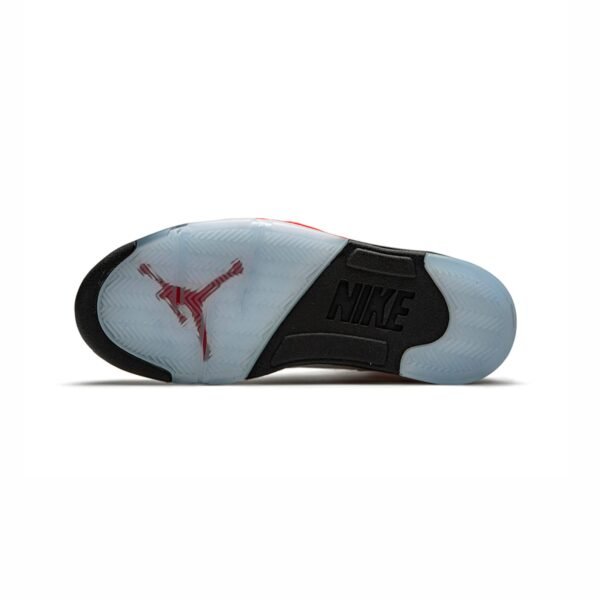 Arstore - Nike Air Jordan 5 Retro Fire Red Silver Tongue Unisex Sneakers