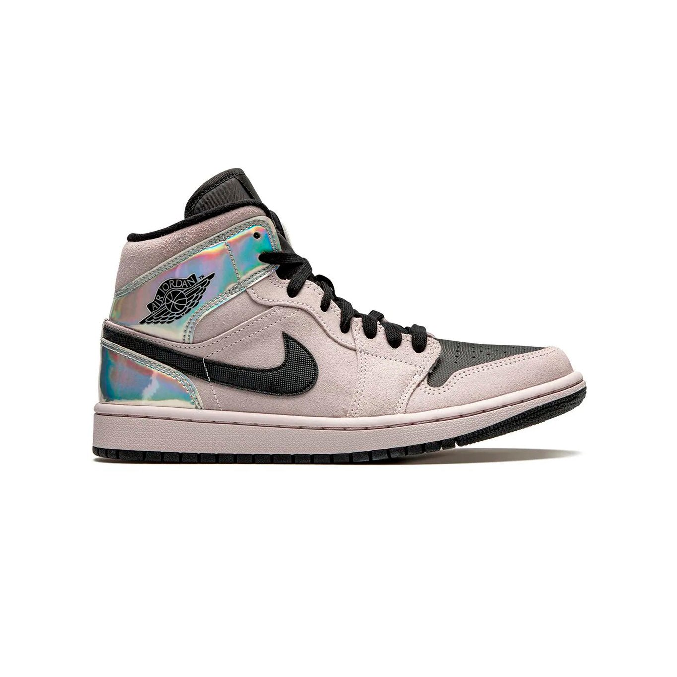 Arstore - Nike Air Jordan 1 Mid Powder Iridescent Unisex Sneakers