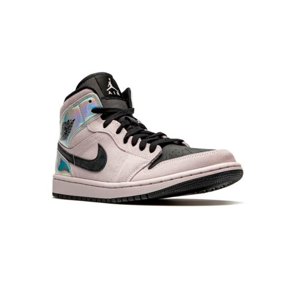 Arstore - Nike Air Jordan 1 Mid Powder Iridescent Unisex Sneakers