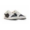Arstore - Nike Air Jordan 1 Low Beaded Swoosh Unisex Sneakers - Nero Scamosciato - Black