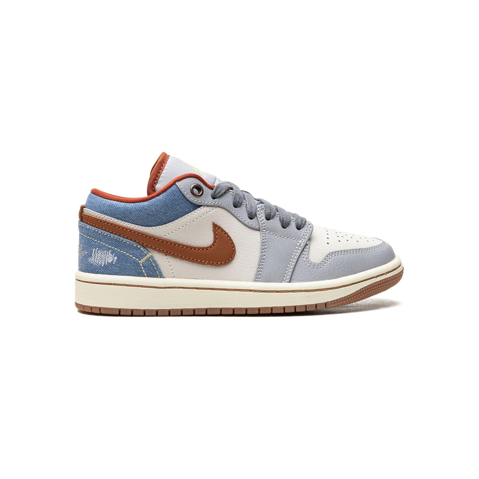 Arstore - Nike Air Jordan 1 Low Phantom Denim Unisex Sneakers
