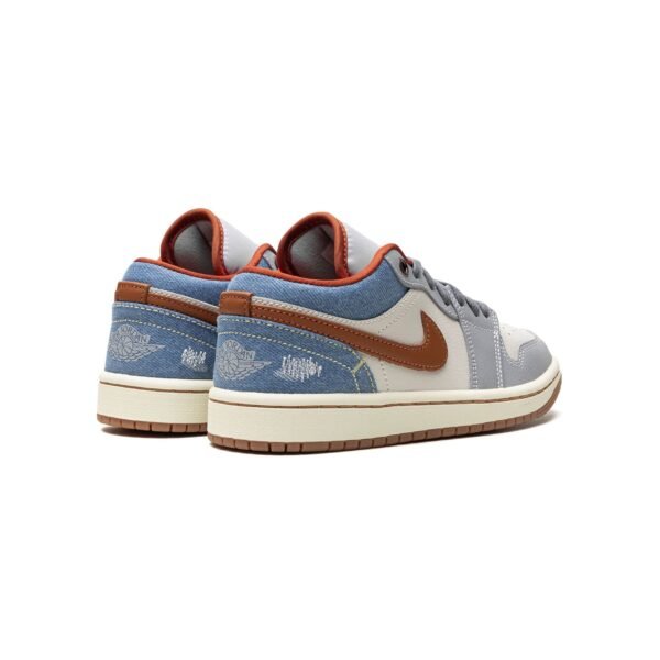 Arstore - Nike Air Jordan 1 Low Phantom Denim Unisex Sneakers