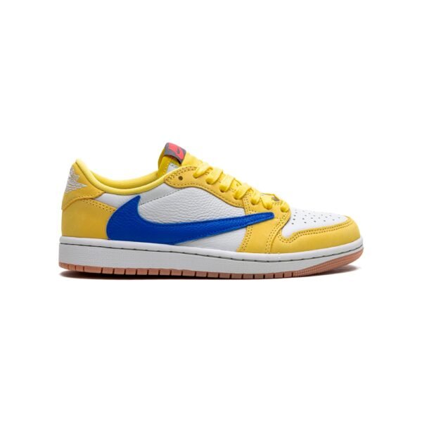 Arstore - Nike Air Jordan 1 Low Travis Scott Canary Giallo Unisex Sneakers - Yellow