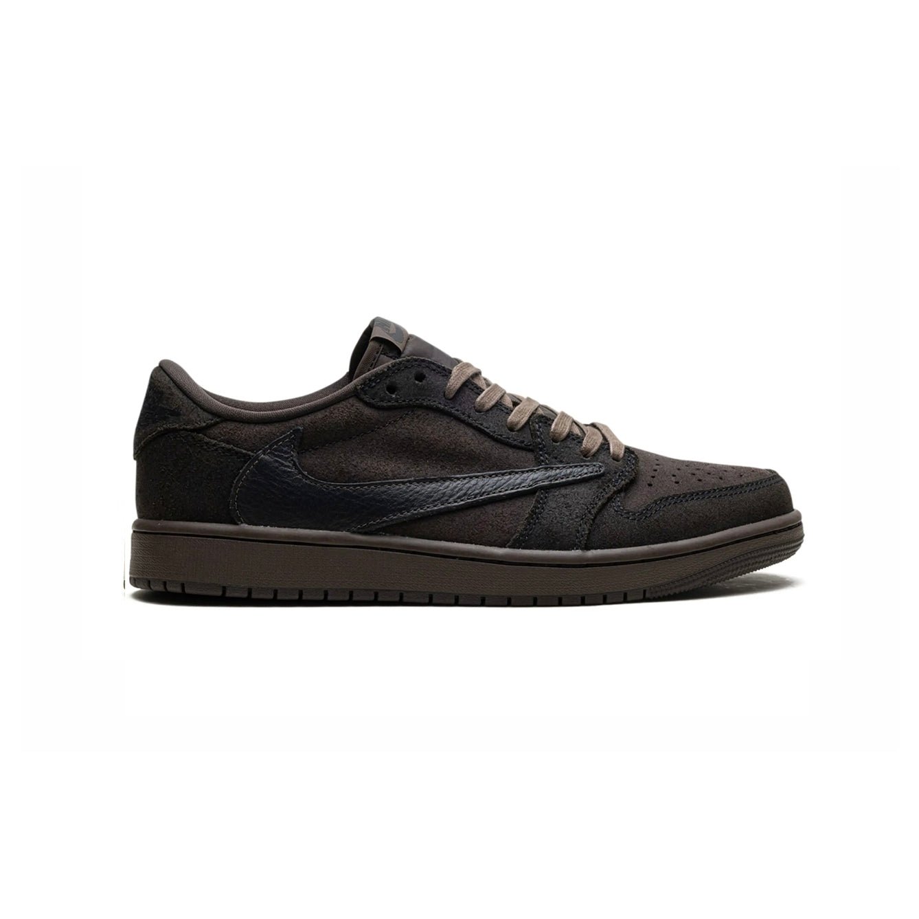 Arstore - Nike Air Jordan 1 Retro Low x Travis Scott Marrone Velluto Unisex Sneakers - Brown