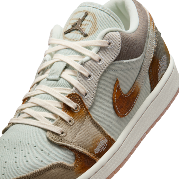 Arstore - Nike Air Jordan 1 Low SE Multicolore Osso Chiaro Unisex Sneakers - Beige