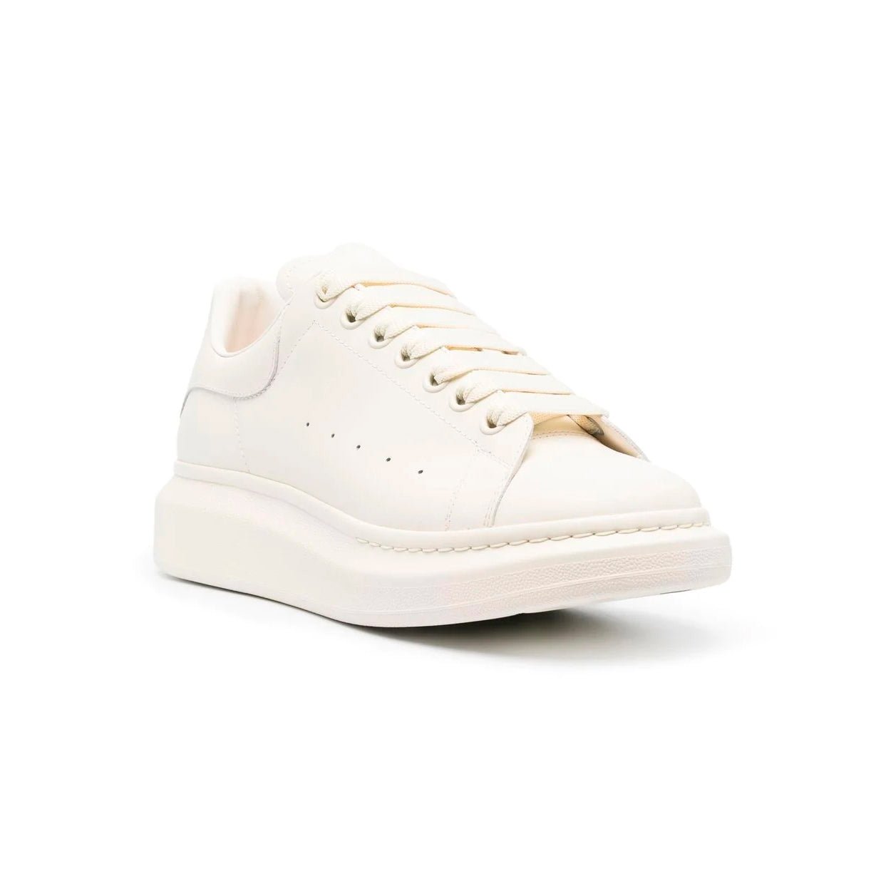 Arstore - Alexander McQueen Sneakers Oversized Triple White in Pelle Bianca