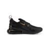 Arstore - Nike Air Max 270 Nero Oro Unisex Sneakers - Black