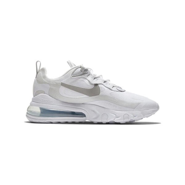 Arstore - Nike Air Max 270 React Grigio Fumo Chiaro Unisex Sneakers - Grey