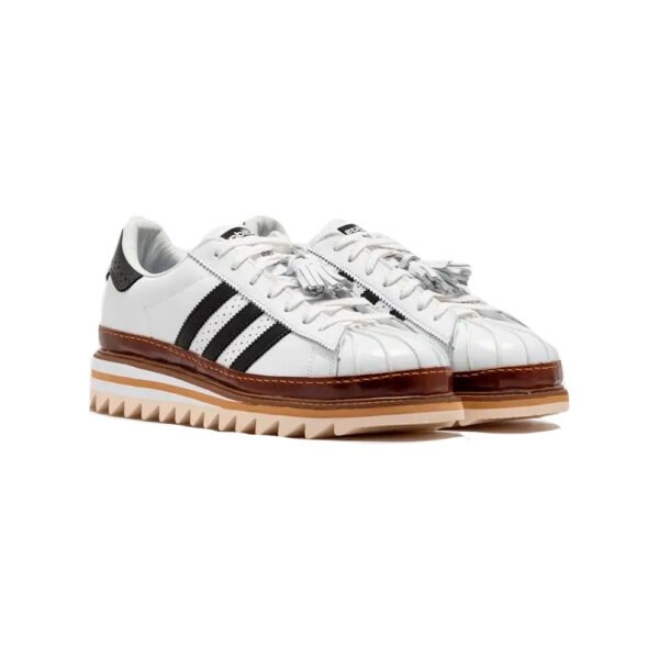 Arstore - Adidas Superstar x Clot Bianco Sabbia Cristallo Unisex Sneakers - White