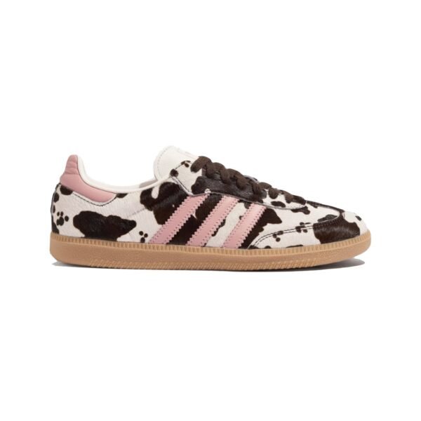 Arstore - Adidas Samba Cow Print Marrone Scuro Malva Meraviglia Unisex Sneakers - Brown